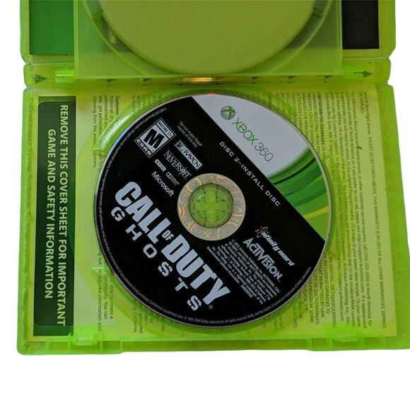 Call Of Duty: Ghosts Xbox 360 Game Disc With Bonus Map & Xbox Live Gold Trial - Picture 5 of 5